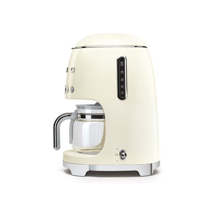 Smeg 50's Style Retro Drip Filter Coffee Machine - Glossy Cream (Photo: 8)